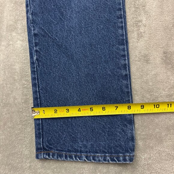 Lee Riders Vintage Men's Denim Straight Jeans Size 38x30 Union Made in the USA - Picture 4 of 13